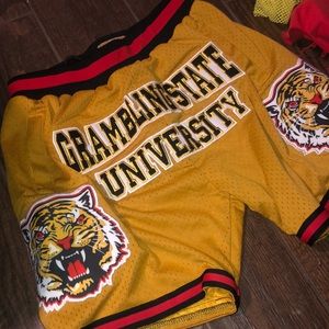 Custom Grambling State basketball shorts